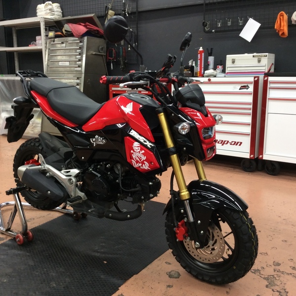 Honda Grom Irc Gp 22 タイヤ交換レポート バイク用品店ナップス 三鷹東八店ブログ